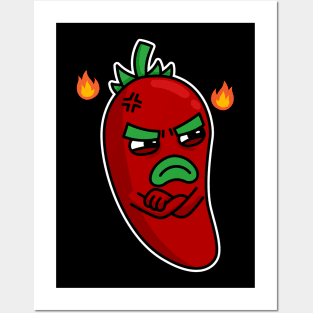 Angry Chili Posters and Art